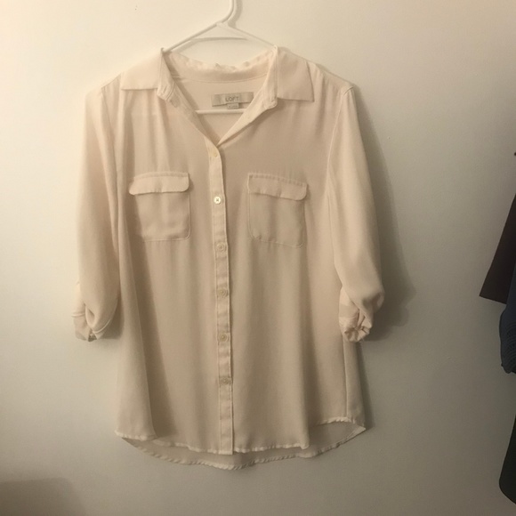 LOFT Tops - Loft Cream Blouse LOFT Tops - Loft Cream Blouse